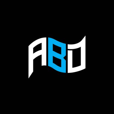 ABD logo tasarımı, ABD basit ve modern logosu. ABD lüks alfabe tasarımı  