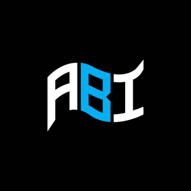 ABI logo tasarımı, ABI basit ve modern logo. ABI lüks alfabe tasarımı  