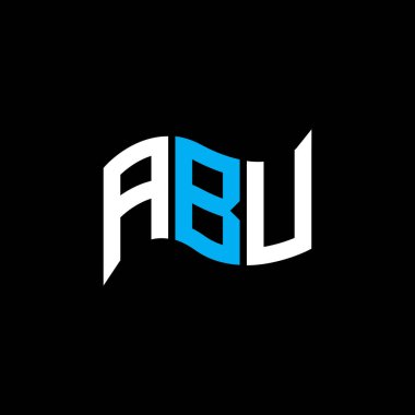 ABU logo tasarımı, ABU basit ve modern logo. ABU lüks alfabe tasarımı  