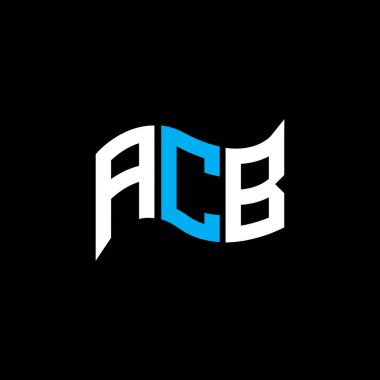 ACB logo tasarımı, ACB basit ve modern logo. ACB lüks alfabe tasarımı  