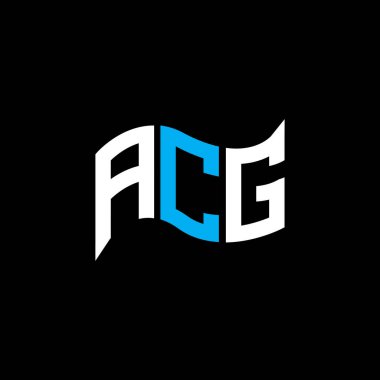 ACG logo tasarımı, ACG basit ve modern logo. ACG lüks alfabe tasarımı  