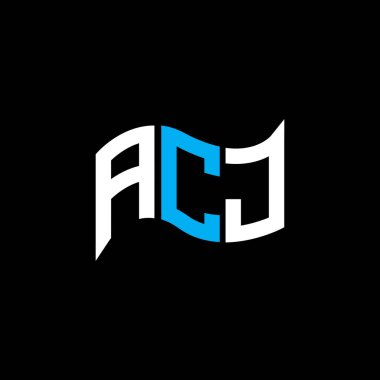 ACJ logo tasarımı, ACJ basit ve modern logo. ACJ lüks alfabe tasarımı  