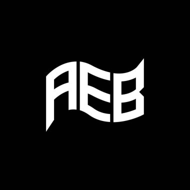 AEB logo tasarımı, AEB basit ve modern logo. AEB lüks alfabe tasarımı  