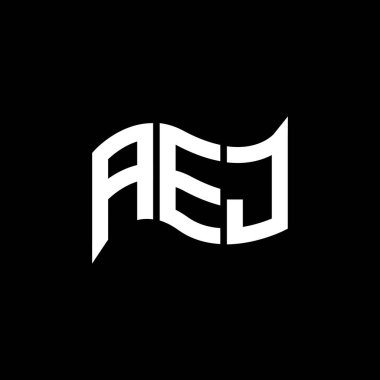 AEJ logo tasarımı, AEJ basit ve modern logo. AEJ lüks alfabe tasarımı  