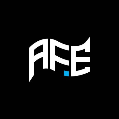 AFE logo tasarımı, AFE basit ve modern logo. AFE lüks alfabe tasarımı  