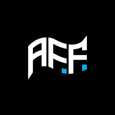 AFF logo tasarımı, AFF basit ve modern logo. AFF lüks alfabe tasarımı  