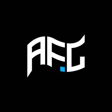 AFL logo tasarımı, AFL basit ve modern logo. AFL lüks alfabe tasarımı  