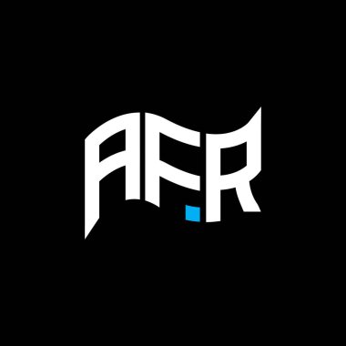 AFR logo tasarımı, AFR basit ve modern logo. AFR lüks alfabe tasarımı  