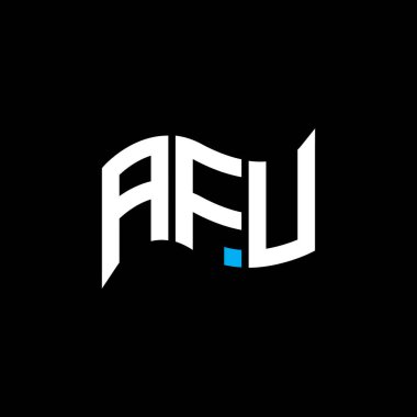 AFU logo design, AFU simple and modern logo. AFU luxurious alphabet design   clipart