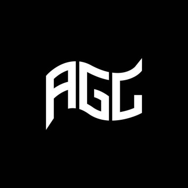 AGL logo tasarımı, AGL basit ve modern logo. AGL lüks alfabe tasarımı  