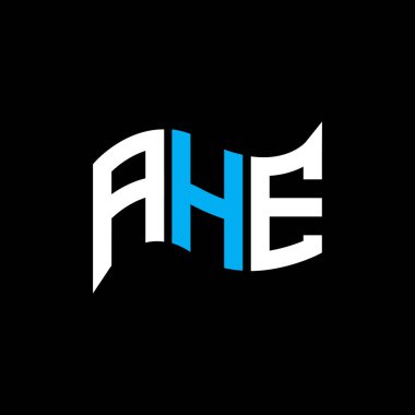AHE logo tasarımı, AHE basit ve modern logo. AHE lüks alfabe tasarımı  