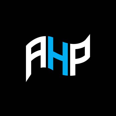 AHP logo tasarımı, AHP basit ve modern logo. AHP lüks alfabe tasarımı  