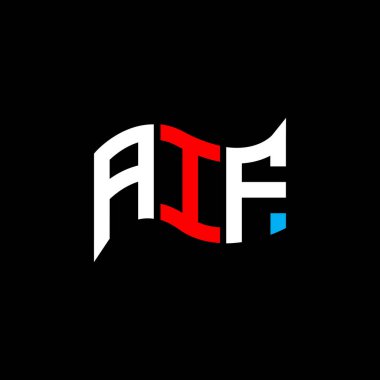 AIF logo tasarımı, AIF basit ve modern logo. AIF lüks alfabe tasarımı  