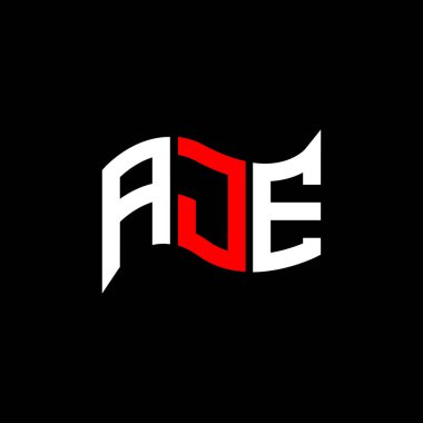 AJE logo tasarımı, AJE basit ve modern logo. AJE lüks alfabe tasarımı  