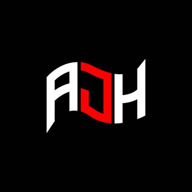 AJH logo tasarımı, AJH basit ve modern logo. AJH lüks alfabe tasarımı  
