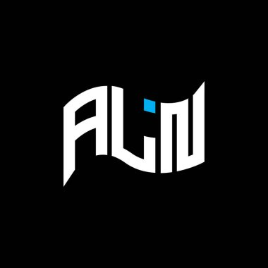 ALN logo tasarımı, ALN basit ve modern logo. ALN lüks alfabe tasarımı  