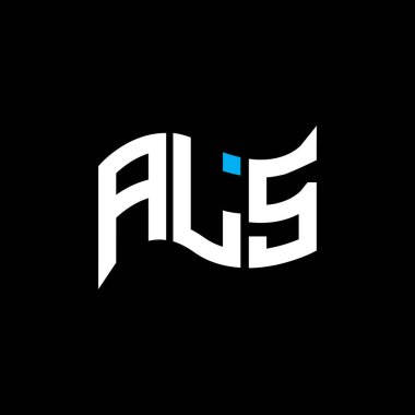 ALS logo tasarımı, ALS basit ve modern logo. ALS lüks alfabe tasarımı  