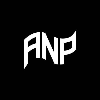 ANP logo tasarımı, ANP basit ve modern logo. ANP lüks alfabe tasarımı  