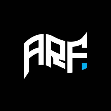 ARF logo tasarımı, ARF basit ve modern logo. ARF lüks alfabe tasarımı  