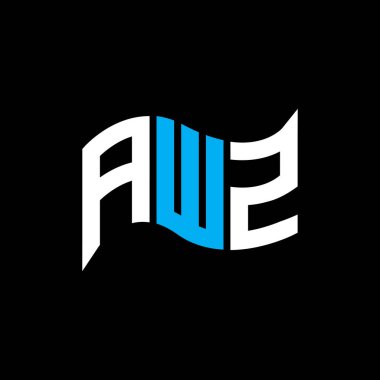 AWZ logo tasarımı, AWZ basit ve modern logo. AWZ lüks alfabe tasarımı  