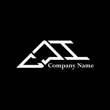 CJI logo tasarımı, CJI basit ve modern logo. CJI lüks alfabe tasarımı  