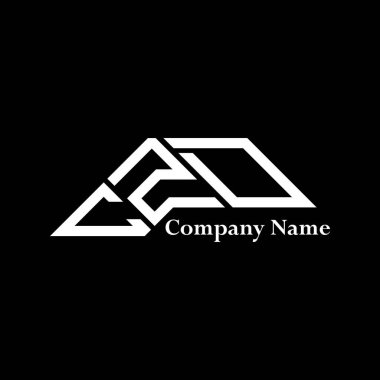 CZD logo tasarımı, CZD basit ve modern logo. CZD lüks alfabe tasarımı  
