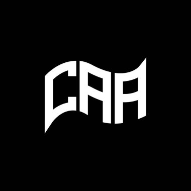 CAA logo tasarımı, CAA basit ve modern logosu. CAA lüks alfabe tasarımı  
