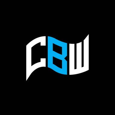 CBW logo tasarımı, CBW basit ve modern logo. CBW lüks alfabe tasarımı  