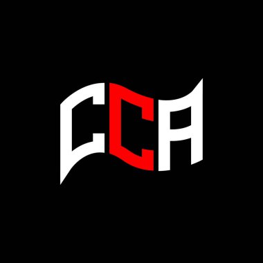 CCA logo tasarımı, CCA basit ve modern logo. CCA lüks alfabe tasarımı  