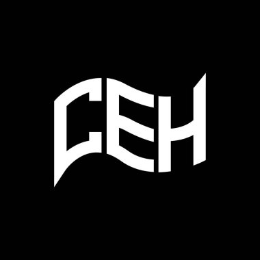CEH logo tasarımı, CEH basit ve modern logo. CEH lüks alfabe tasarımı  