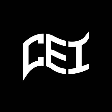 CEI logo tasarımı, CEI basit ve modern logo. CEI lüks alfabe tasarımı  