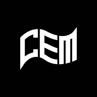 CEM logo tasarımı, CEM basit ve modern logo. CEM lüks alfabe tasarımı  