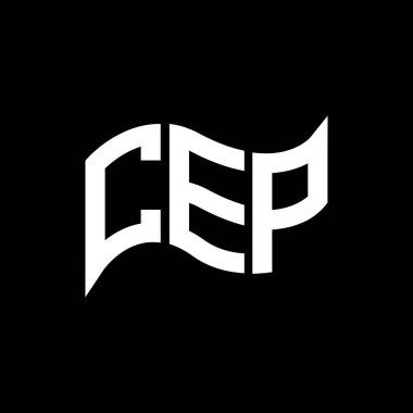 CEP logo tasarımı, CEP basit ve modern logo. CEP lüks alfabe tasarımı  