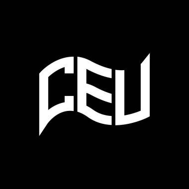 CEU logo tasarımı, CEU basit ve modern logosu. CEU lüks alfabe tasarımı  