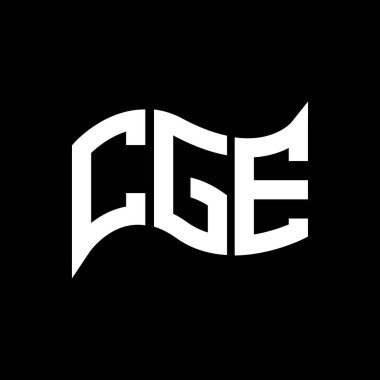 CGE logo tasarımı, CGE basit ve modern logo. CGE lüks alfabe tasarımı  