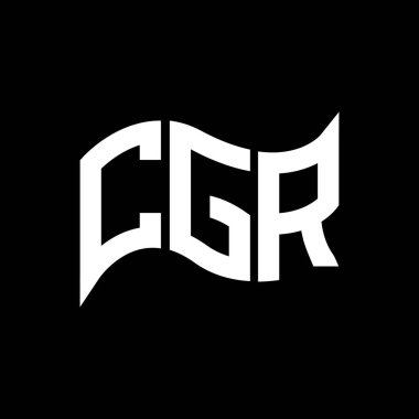 CGR logo tasarımı, CGR basit ve modern logo. CGR lüks alfabe tasarımı  
