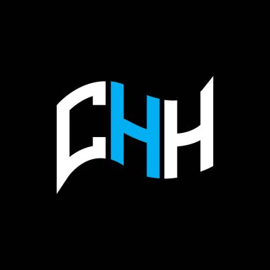CHH logo tasarımı, CHH basit ve modern logo. CHH lüks alfabe tasarımı  