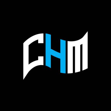 CHM logo tasarımı, CHM basit ve modern logo. CHM lüks alfabe dizaynı  