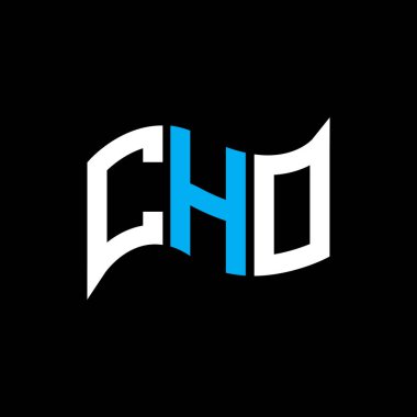 CHO logo tasarımı, CHO basit ve modern logosu. CHO lüks alfabe tasarımı  