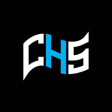CHS logo tasarımı, CHS basit ve modern logo. CHS lüks alfabe tasarımı  