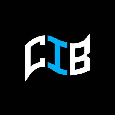 CIB logo tasarımı, CIB basit ve modern logosu. CIB lüks alfabe tasarımı  