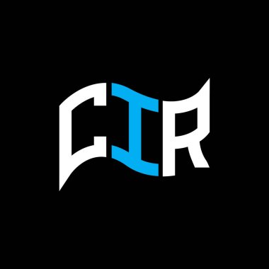 CIR logo tasarımı, CIR basit ve modern logo. CIR lüks alfabe tasarımı  