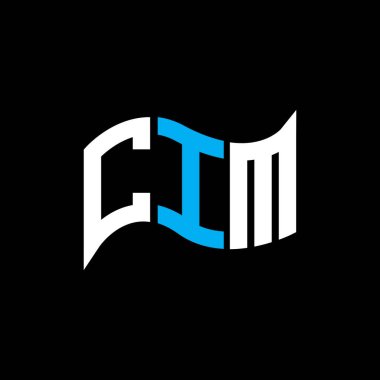 CIM logo tasarımı, CIM basit ve modern logo. CIM lüks alfabe tasarımı  