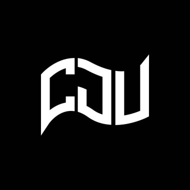 CJU logo tasarımı, CJU basit ve modern logo. CJU lüks alfabe tasarımı  