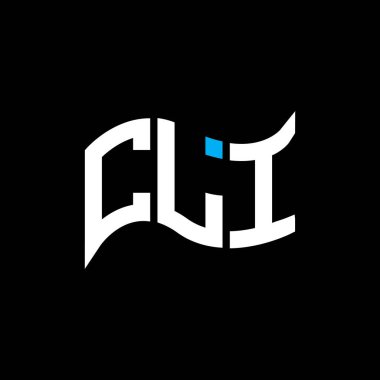 CLI logo tasarımı, CLI basit ve modern logo. CLI lüks alfabe tasarımı  