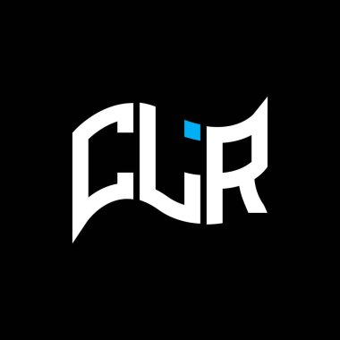 CLR logo tasarımı, CLR basit ve modern logo. CLR lüks alfabe tasarımı  