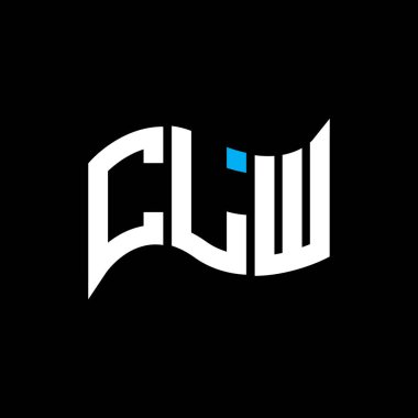 CLW logo tasarımı, CLW basit ve modern logo. CLW lüks alfabe tasarımı  