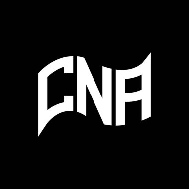 CNA logo tasarımı, CNA basit ve modern logo. CNA lüks alfabe tasarımı  