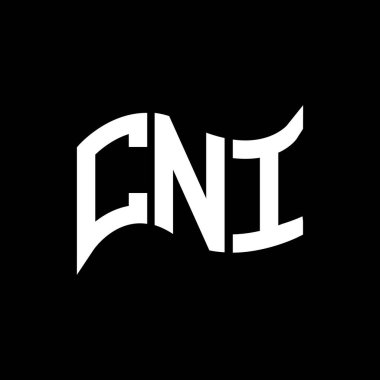 CNI logo tasarımı, CNI basit ve modern logo. CNI lüks alfabe tasarımı  