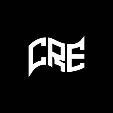 CRE logo tasarımı, CRE basit ve modern logo. CRE lüks alfabe tasarımı  